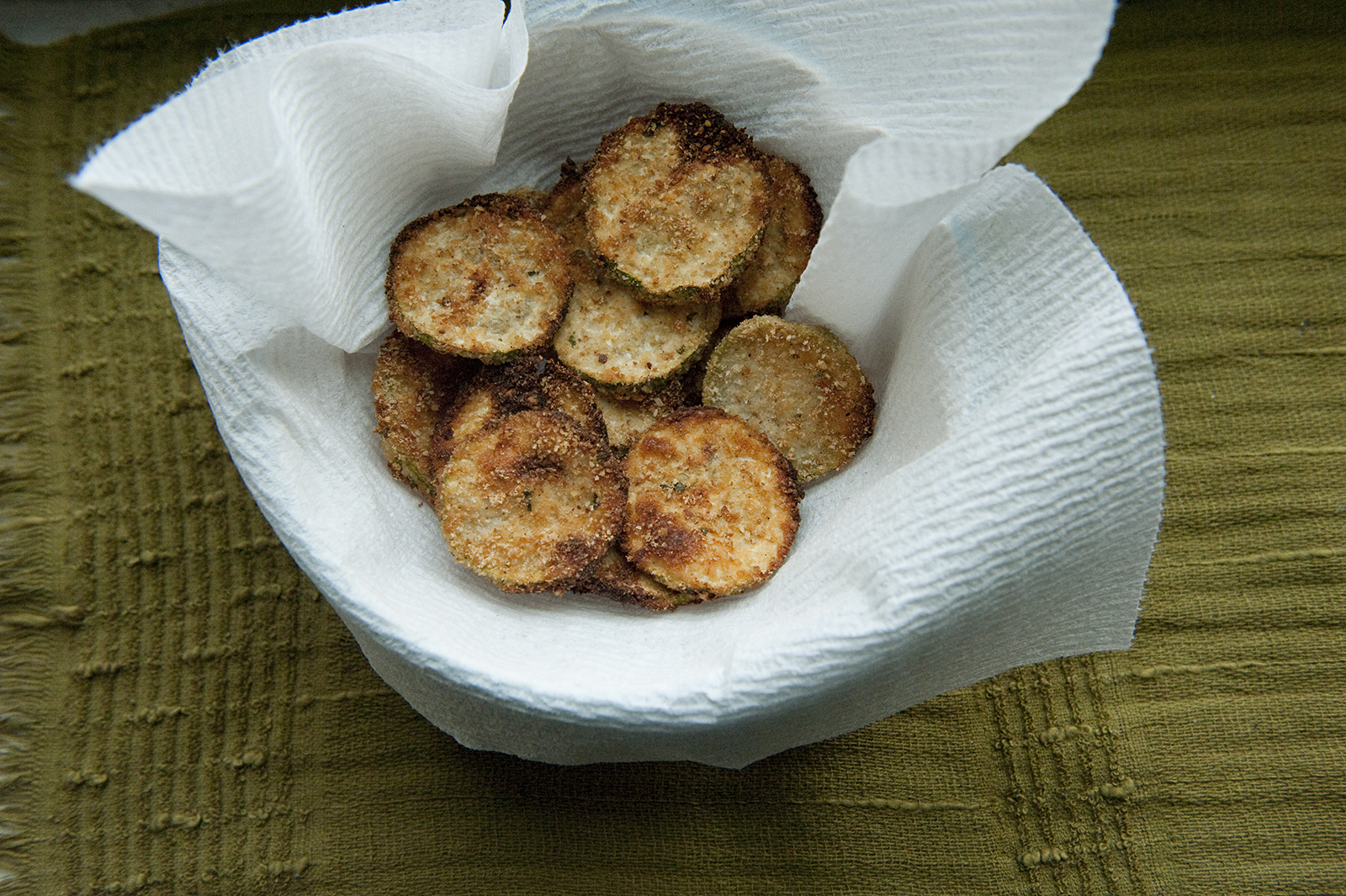 Danielle Faletra Baked Zucchini Chips